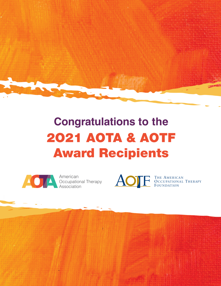 2021 AOTA & AOTF Awards & Recognitions page C-III